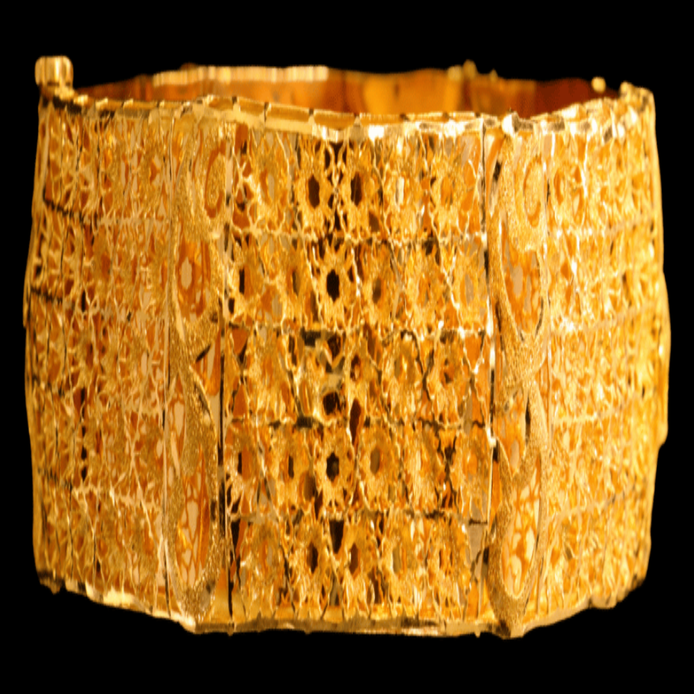 21K Gold Bangle Bracelet – SB25072